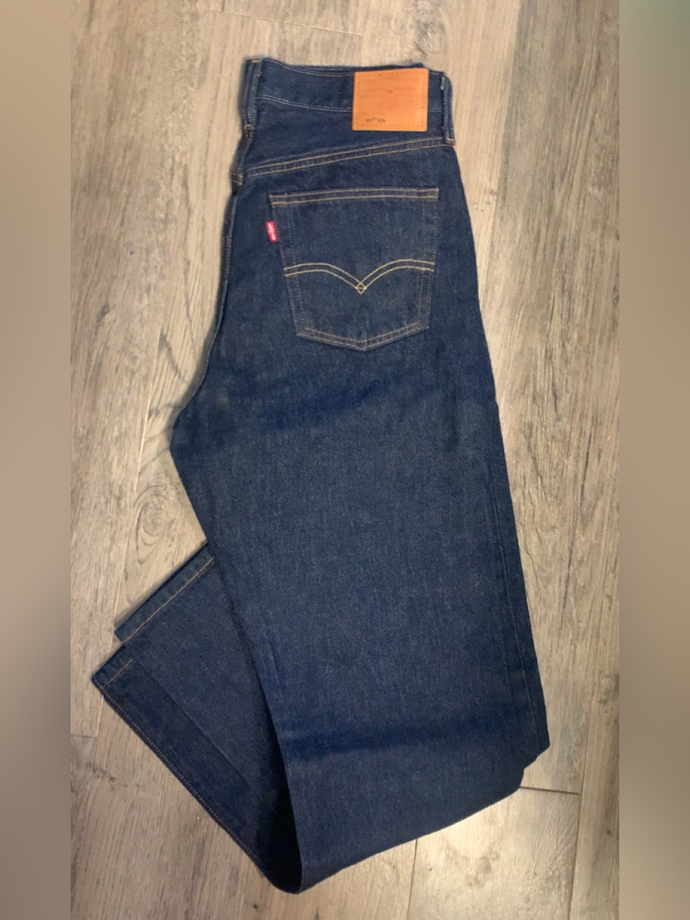 Levi’s Premium 501 Original Selvedge Jeans Dark Wash W29 L30 New